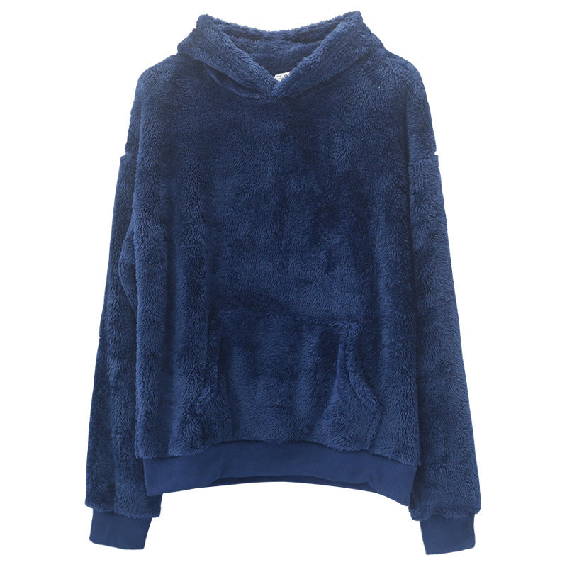 Unisex Double-Sided Fleece Hoodie