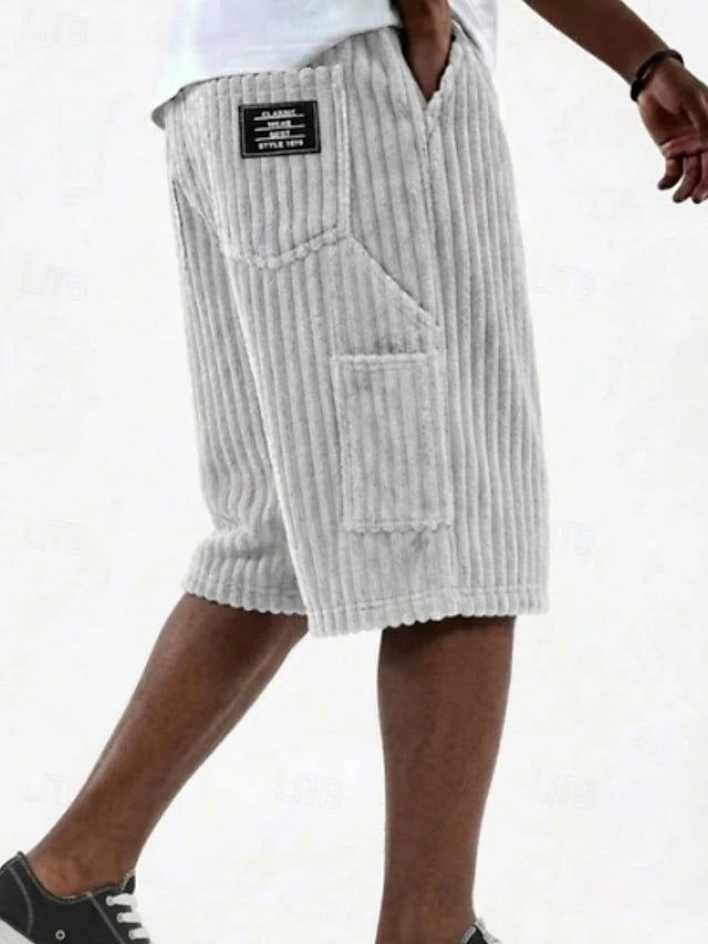 Corduroy Collection: Men's Casual Shirt, Trousers & Shorts – Classic Style for Daily & Outdoor