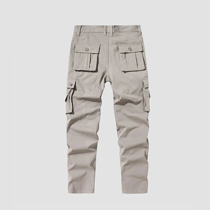 Men's Solid Cargo Pants | Casual Style