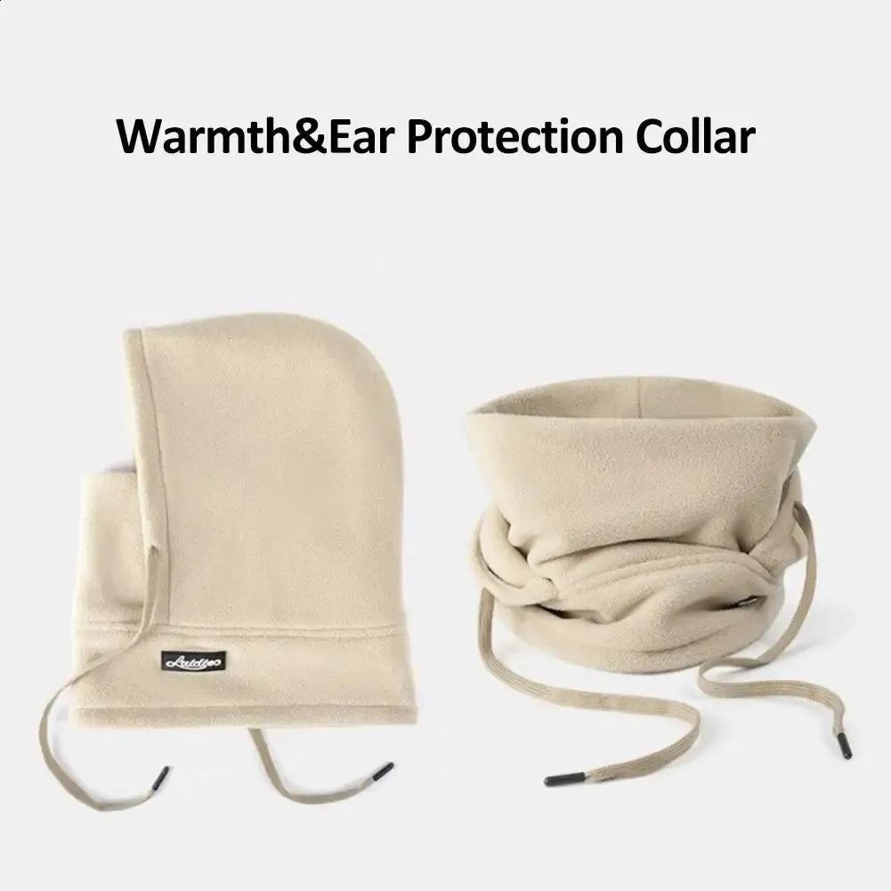 Winter Fleece Balaclava Face Mask - Windproof Ski Neck Warmer Hood for Men & Women