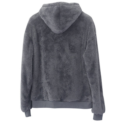 Unisex Double-Sided Fleece Hoodie