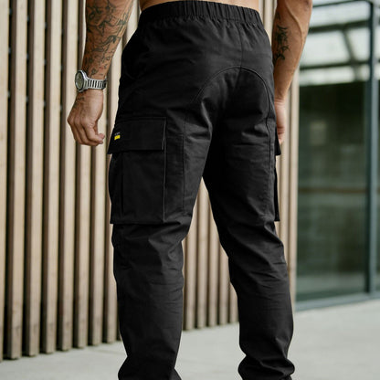 Men's classic solid color cargo pants-Buy any 2 free shipping