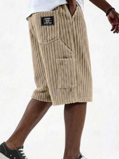 Corduroy Collection: Men's Casual Shirt, Trousers & Shorts – Classic Style for Daily & Outdoor