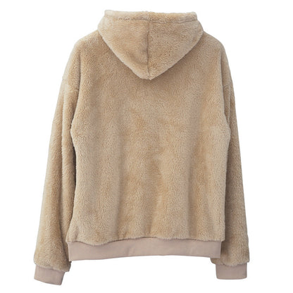 Unisex Double-Sided Fleece Hoodie