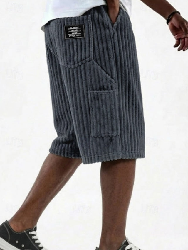 Corduroy Collection: Men's Casual Shirt, Trousers & Shorts – Classic Style for Daily & Outdoor