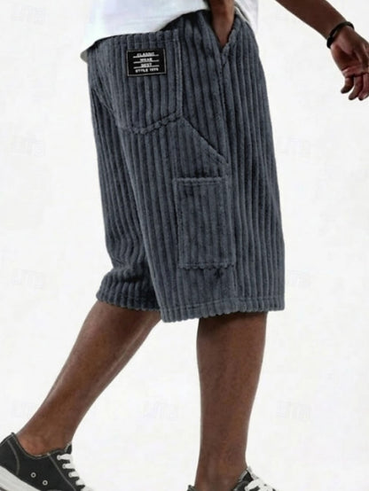 Corduroy Collection: Men's Casual Shirt, Trousers & Shorts – Classic Style for Daily & Outdoor