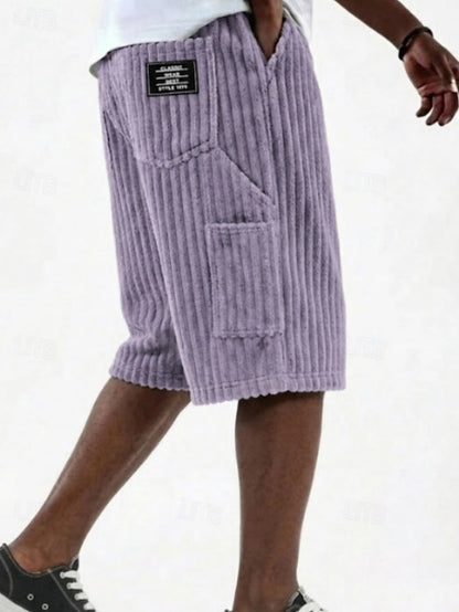 Corduroy Collection: Men's Casual Shirt, Trousers & Shorts – Classic Style for Daily & Outdoor