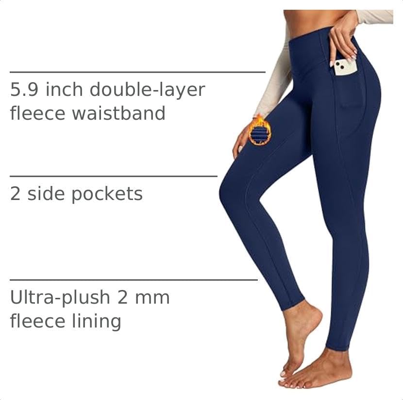 Women's High Waisted Compression Leggings with Tummy Control
