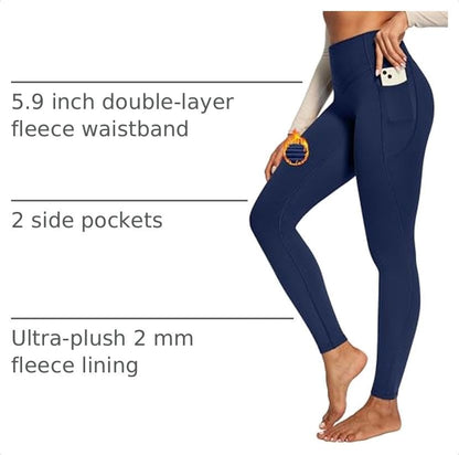 Women's High Waisted Compression Leggings with Tummy Control