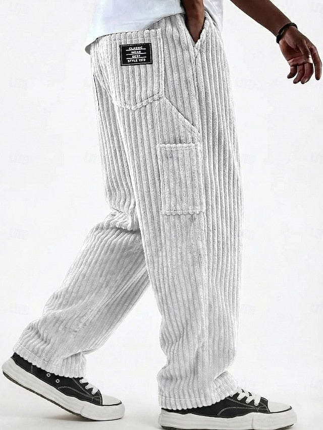 Corduroy Collection: Men's Casual Shirt, Trousers & Shorts – Classic Style for Daily & Outdoor