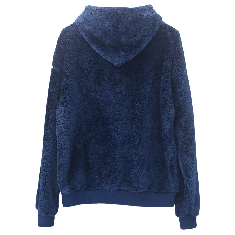 Unisex Double-Sided Fleece Hoodie