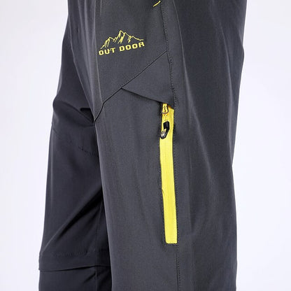 Men's 4-Season Convertible Hiking Pants | Waterproof & Quick-Dry