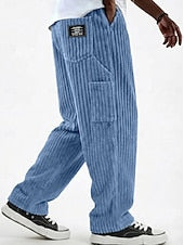 Corduroy Collection: Men's Casual Shirt, Trousers & Shorts – Classic Style for Daily & Outdoor