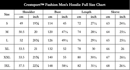 Crestsport™ Fashion Men's Hoodie Full