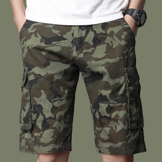 Casual Camo Multi-bag Straight  Men's Shorts