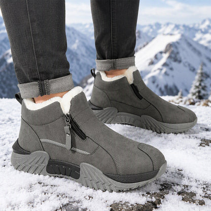 Men's Warm Fleece-Lined Winter Ankle Boots