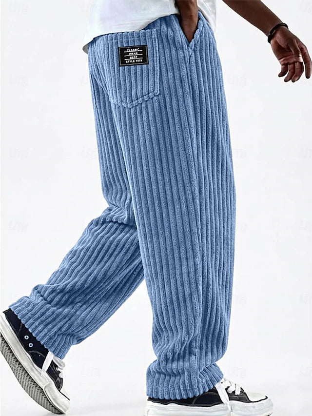 Corduroy Collection: Men's Casual Shirt, Trousers & Shorts – Classic Style for Daily & Outdoor