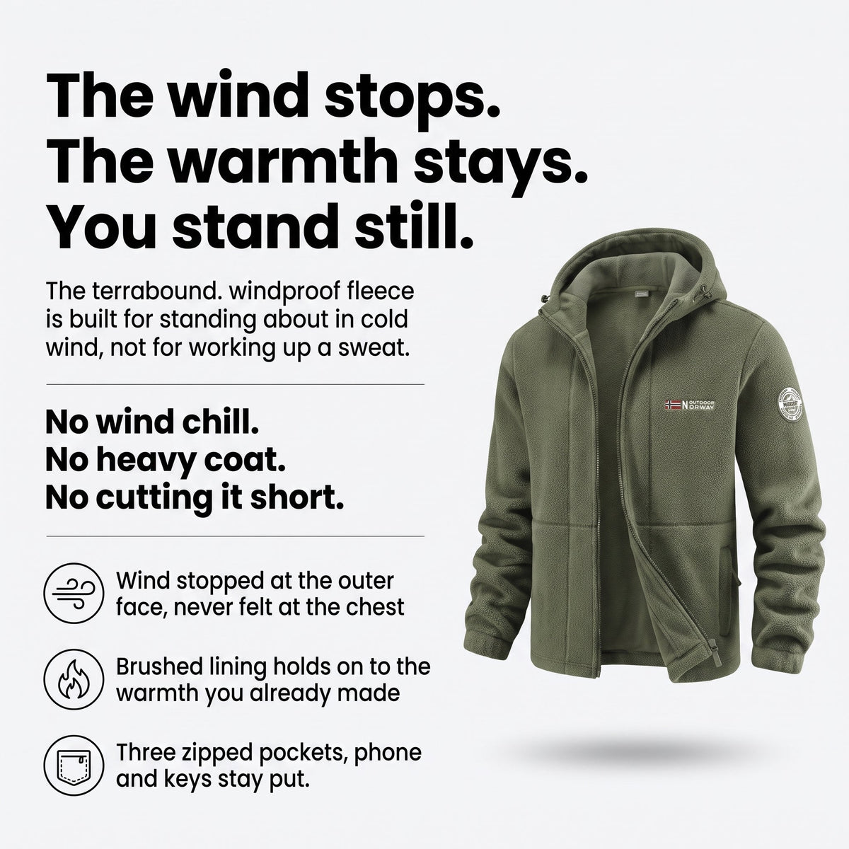 Crestsport  Ultra-Cozy Winter Fleece Jacket