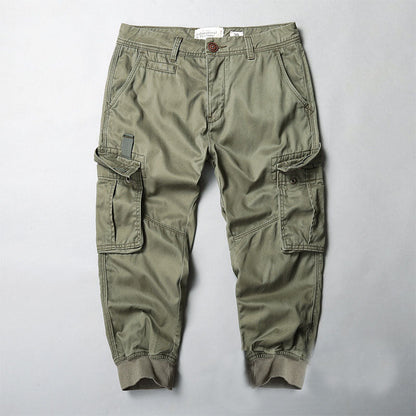 Outdoor Cotton Loose Pocket Men's Pants