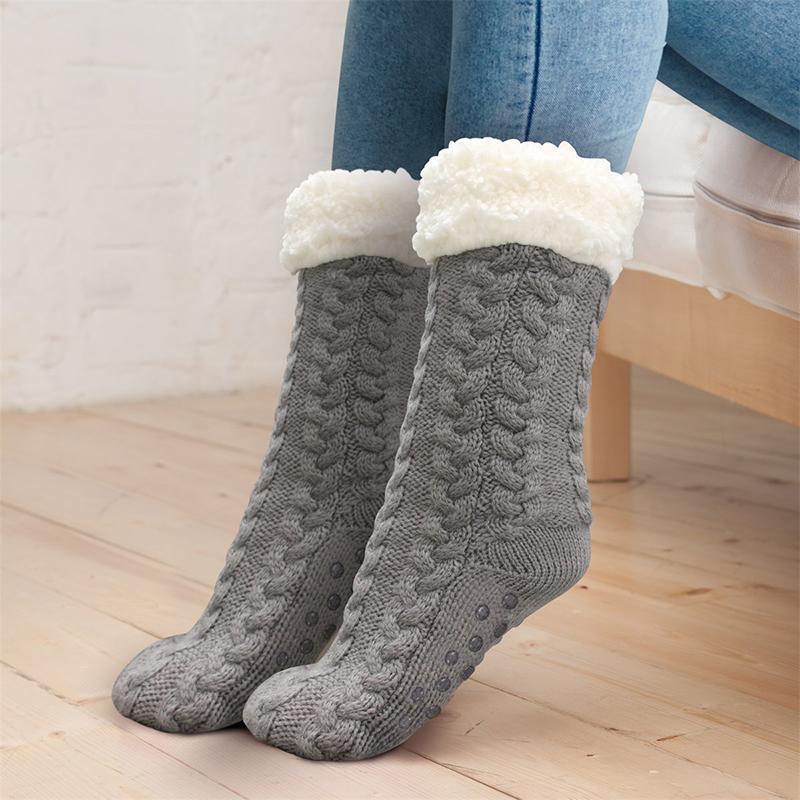 Crest Extra-warm Fleece Indoor Socks
