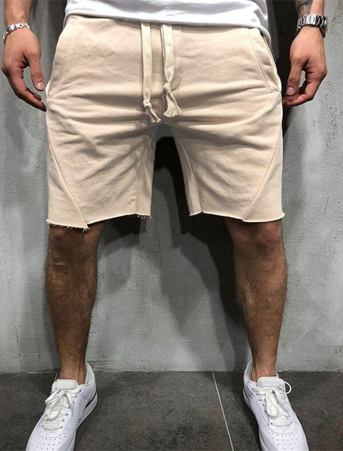 Crestsport™ Loose Plain Elastic Waist Shorts