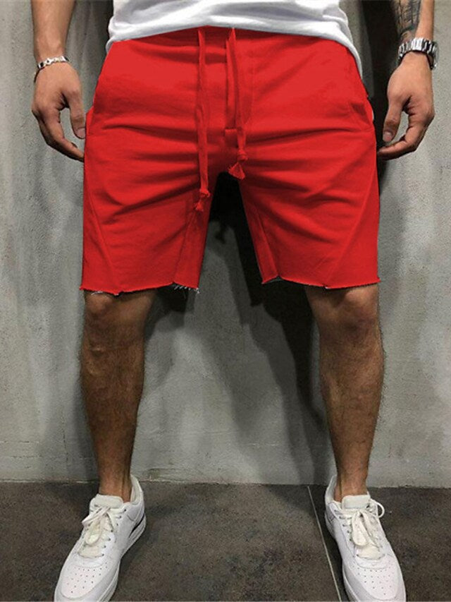 Crestsport™ Loose Plain Elastic Waist Shorts