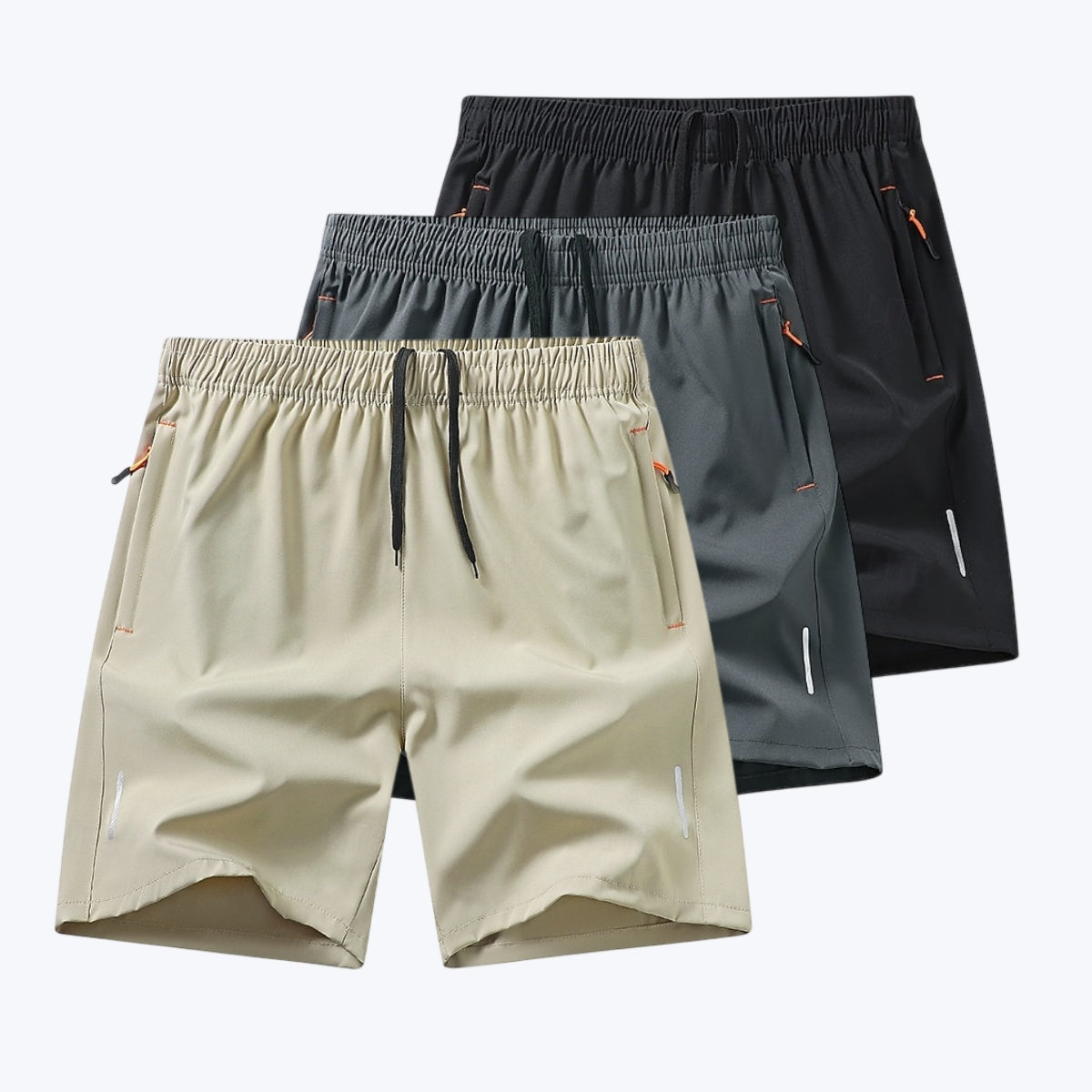 Men's Quick-Dry Athletic Shorts Fashionable Versatile Outdoor Casual Shorts