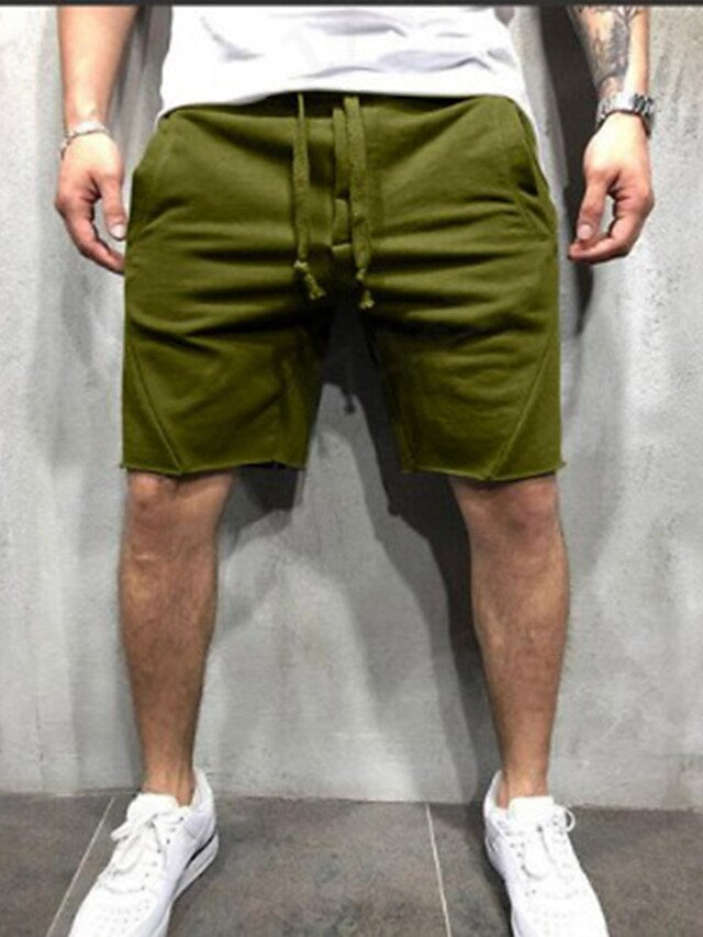 Crestsport™ Loose Plain Elastic Waist Shorts