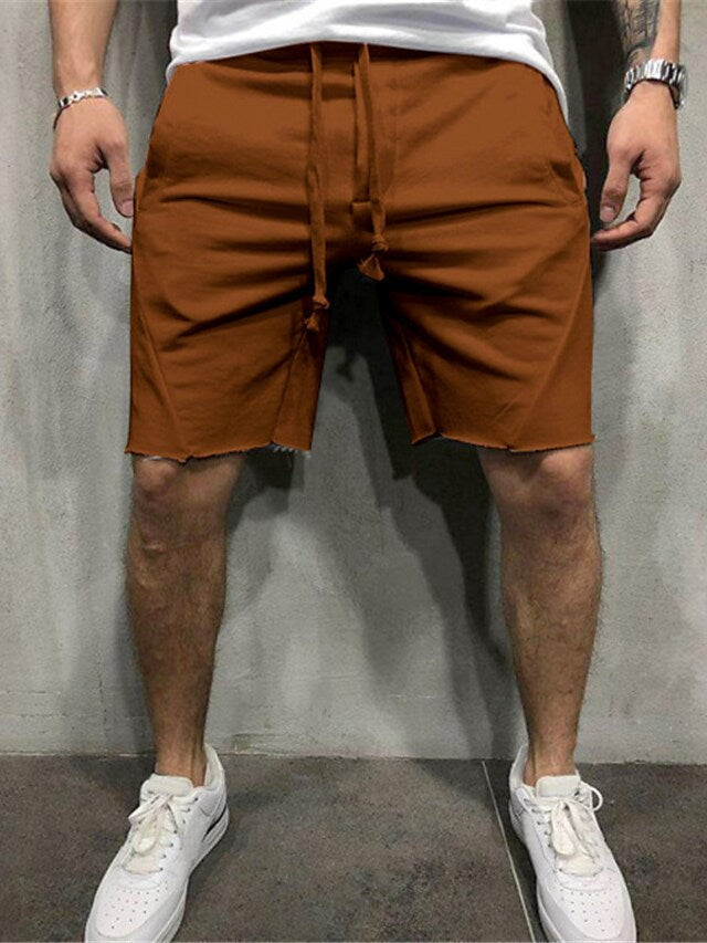 Crestsport™ Loose Plain Elastic Waist Shorts