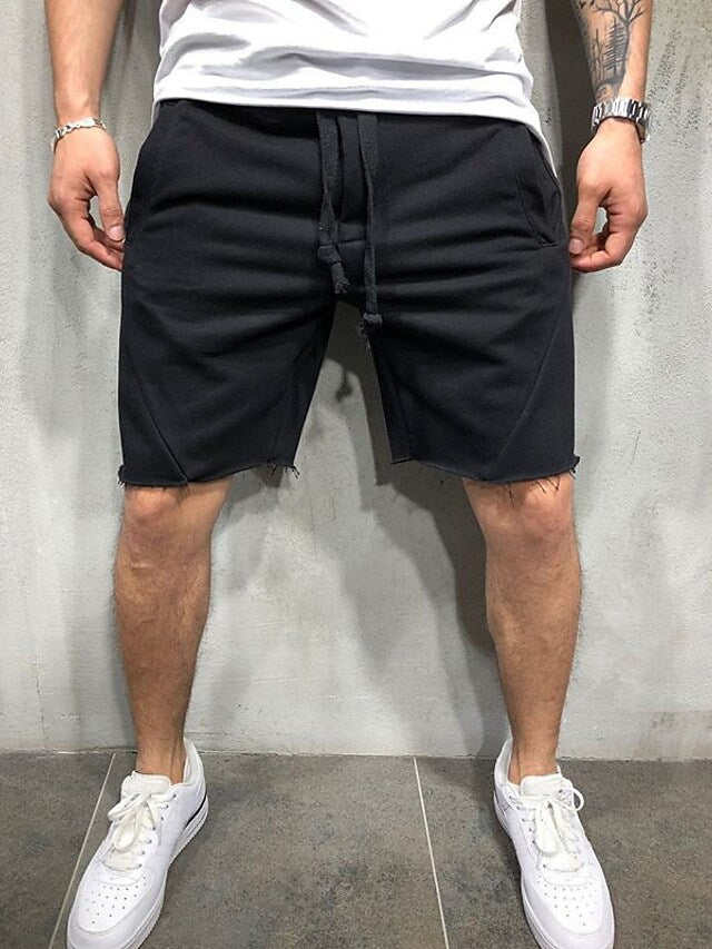 Crestsport™ Loose Plain Elastic Waist Shorts