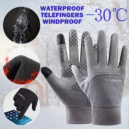 Crestsport™ Outdoor Touch Screen Warm Winter Gloves