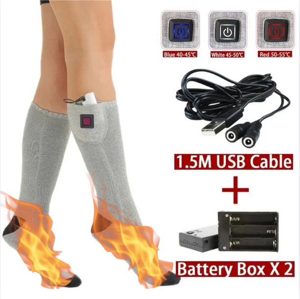 Crestsport™ Heated Socks with Adjustable Temperature