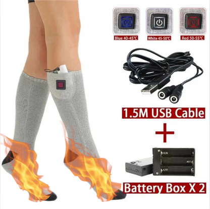 Crestsport™ Heated Socks with Adjustable Temperature