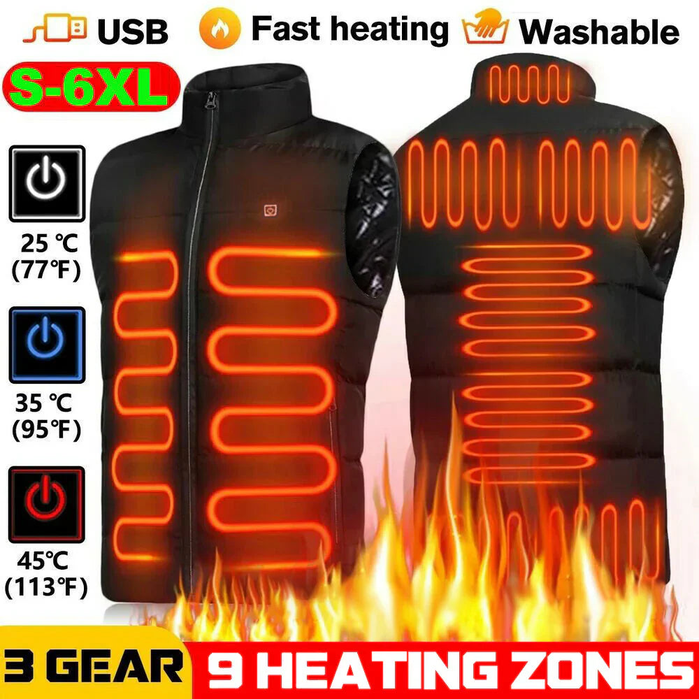 LAST DAY 40% OFF - 🎁 New Unisex Warming Heated Vest