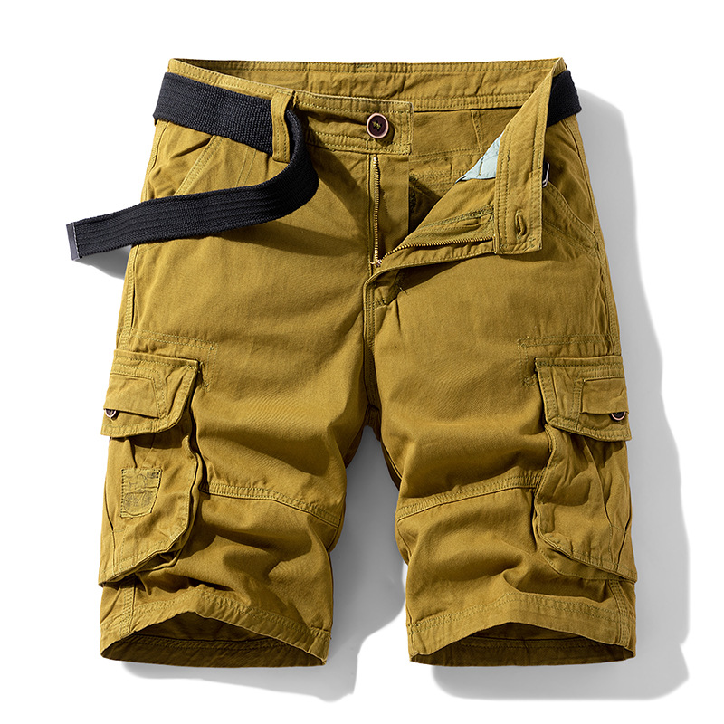 Crestsport Casual Cotton Camo Multi-pocket Men Shorts