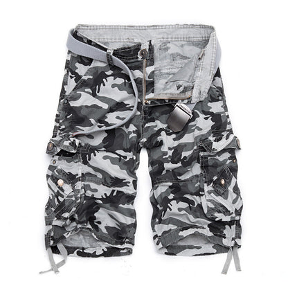 Crestsport Men's outdoor camouflage cargo shorts