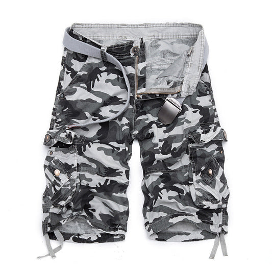 Crestsport Men's outdoor camouflage cargo shorts