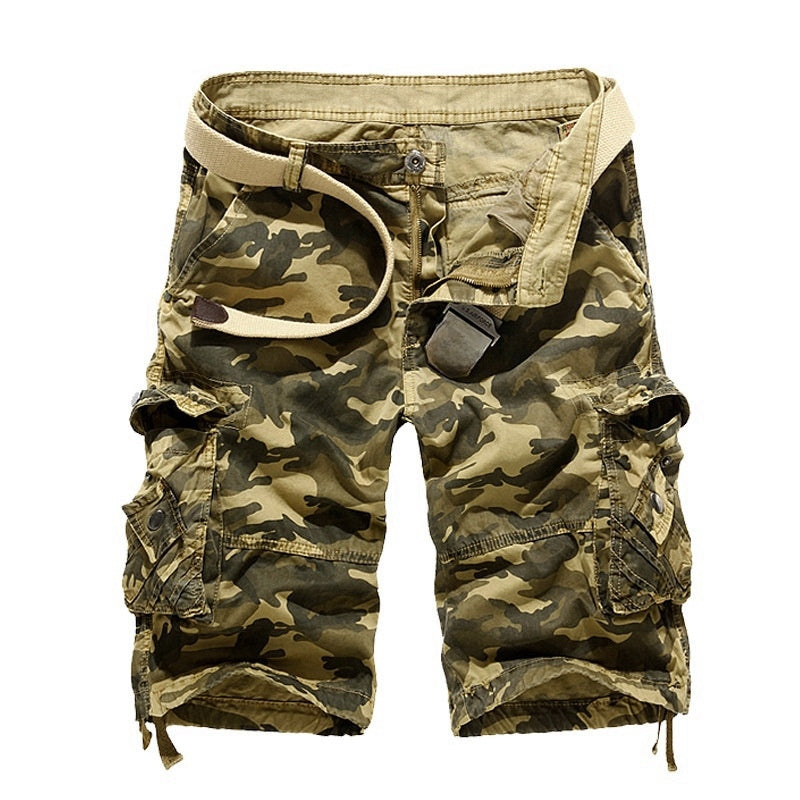 Crestsport Men's outdoor camouflage cargo shorts