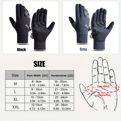 Crestsport™ Waterproof Warm Touch Screen Gloves For Running Cycling Driving Skiing