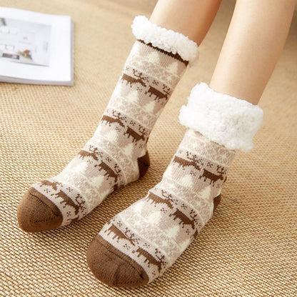 Crest Extra-warm Fleece Indoor Socks