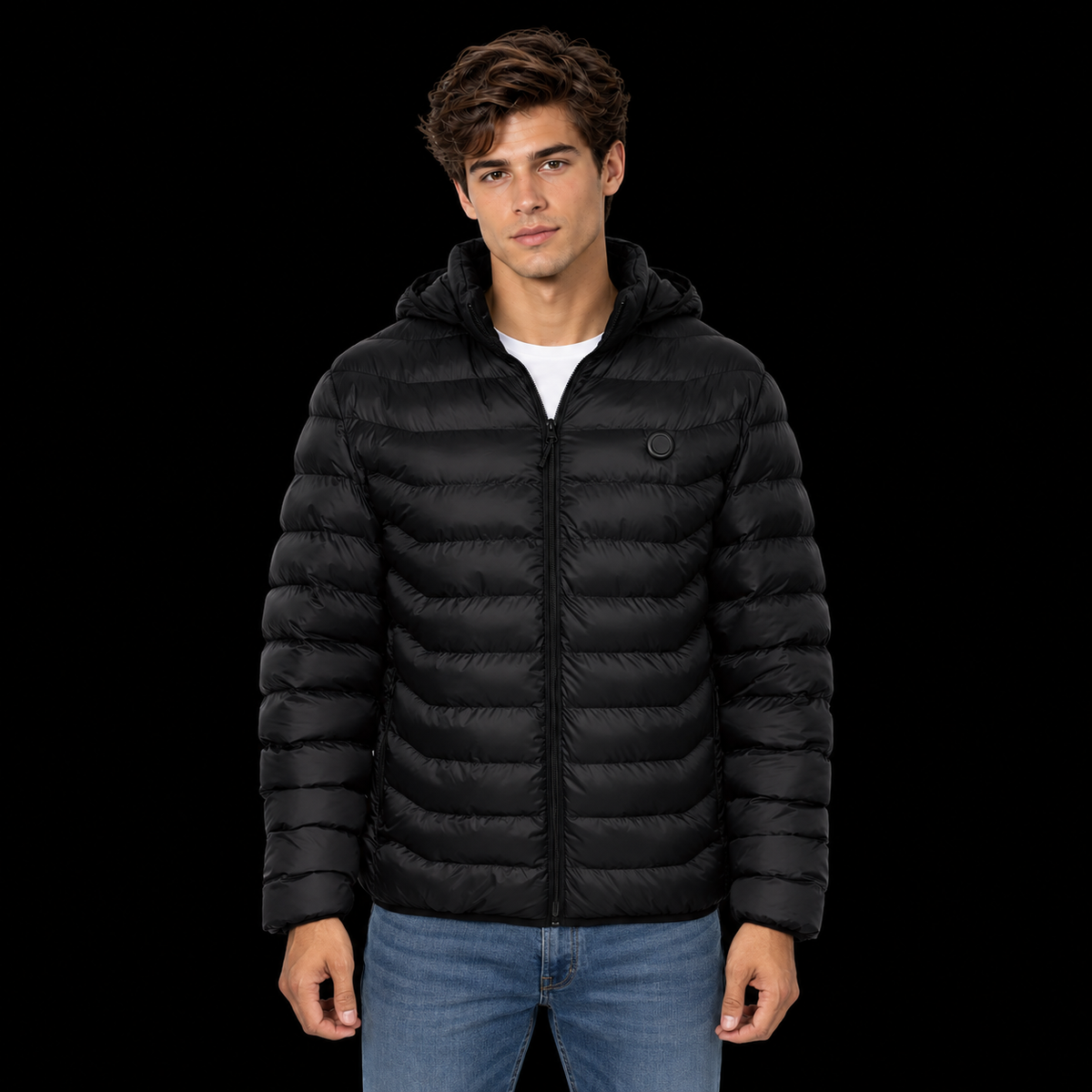Unisex Heated Puffer Jacket – Warm & Comfortable Winter Coat