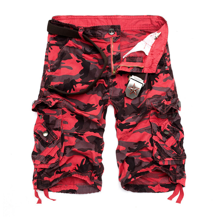 Leisure Camo Multi-Pocket Men's Shorts