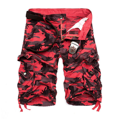 Leisure Camo Multi-Pocket Men's Shorts