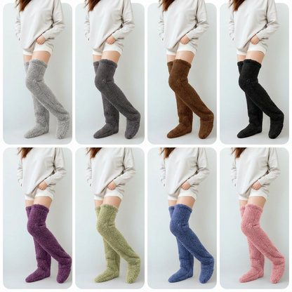 Cozy Over-the-Knee Fleece Socks