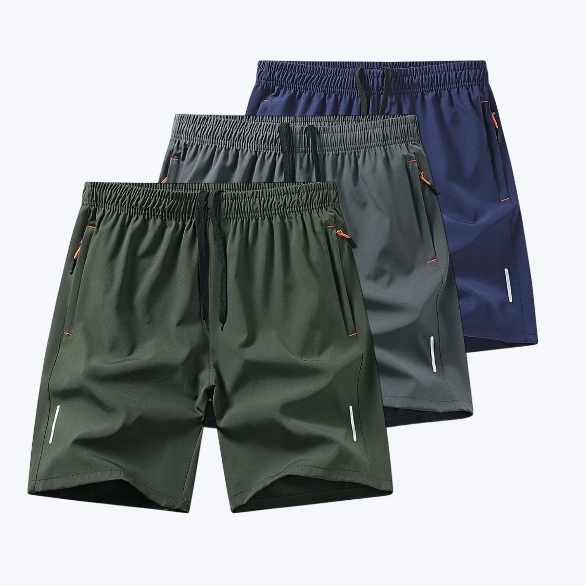 Men's Quick-Dry Athletic Shorts Fashionable Versatile Outdoor Casual Shorts