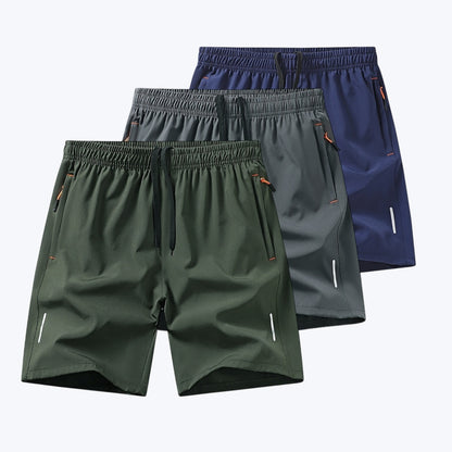 Men's Quick-Dry Athletic Shorts Fashionable Versatile Outdoor Casual Shorts