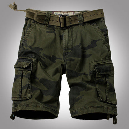 Casual Loose Camo Cotton Men's Shorts