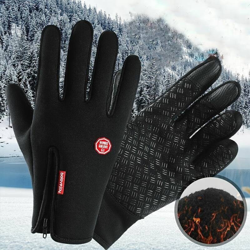 Waterproof Non-slip Warm Touch Screen Outdoor Gloves