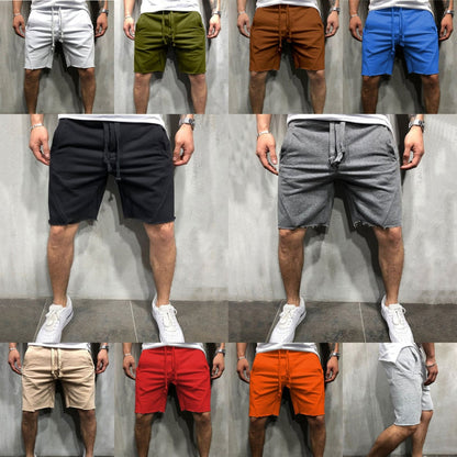 Crestsport™ Loose Plain Elastic Waist Shorts
