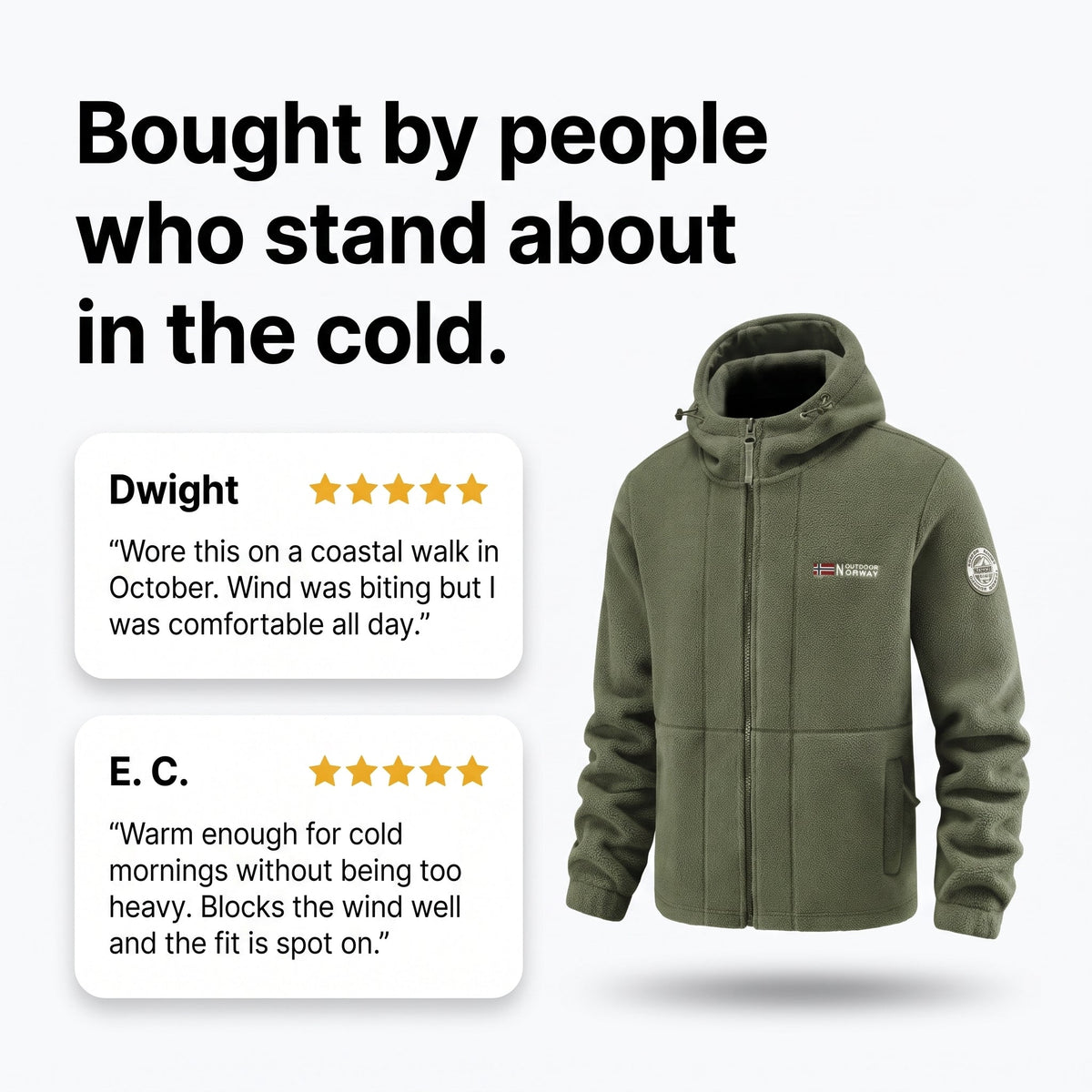 Crestsport  Ultra-Cozy Winter Fleece Jacket